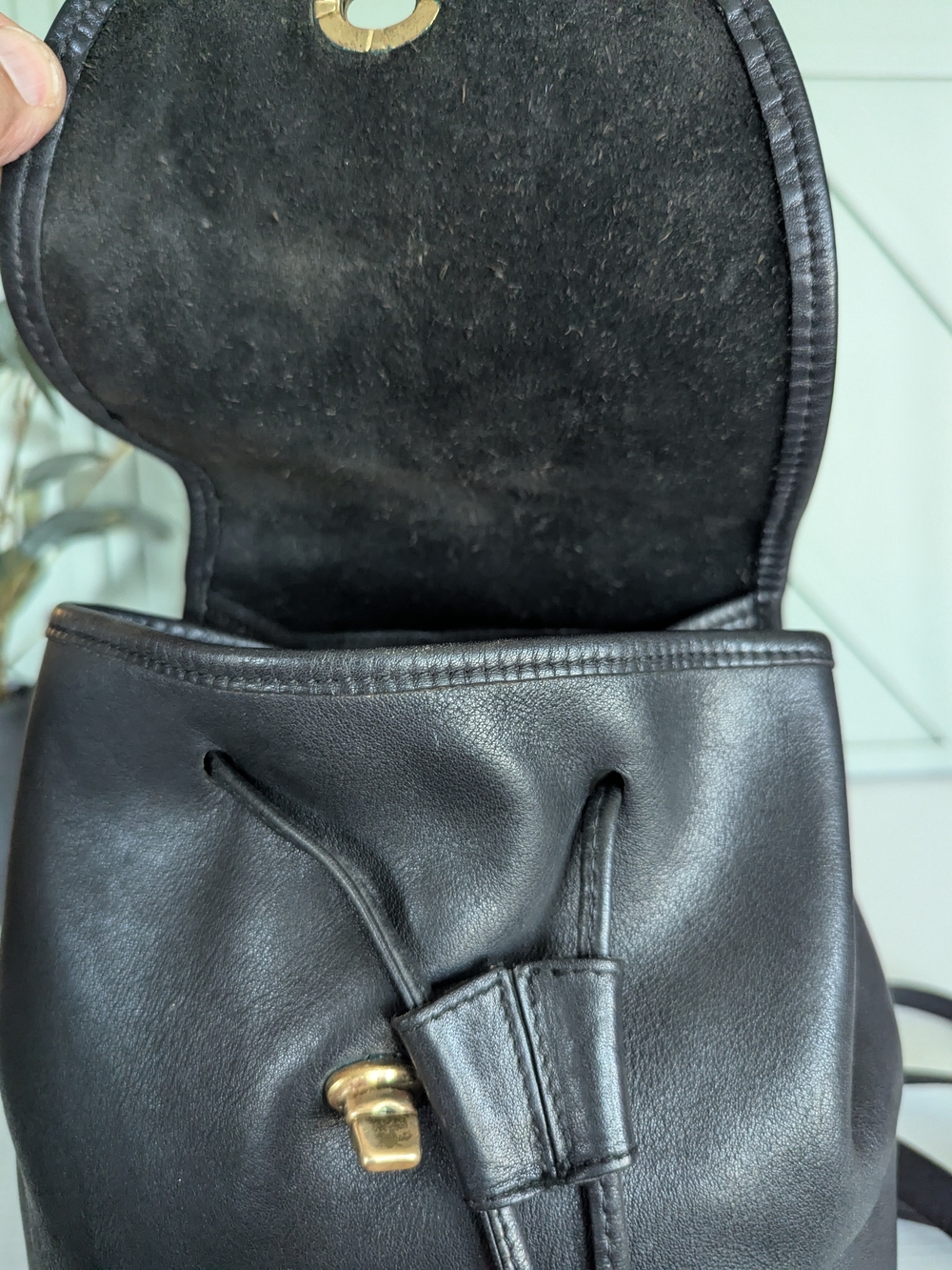 Vintage Coach Leather Mini Daypack Backpack - Picture 11 of 14